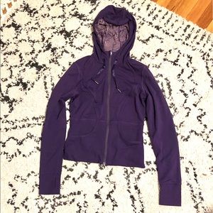 lululemon purple zip up